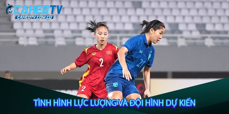 Tình hình lực lượng và đội hình dự kiến